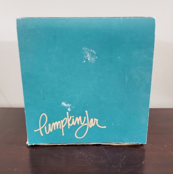 Anchor Hocking Vtg. Pumpkin Cookie Jar Clear Glass W/Lid & Box 3309G ~Pre-Owned - Picture 14 of 16